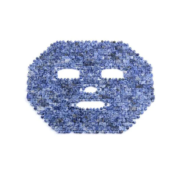 Blue Spot Jasper Face Mask