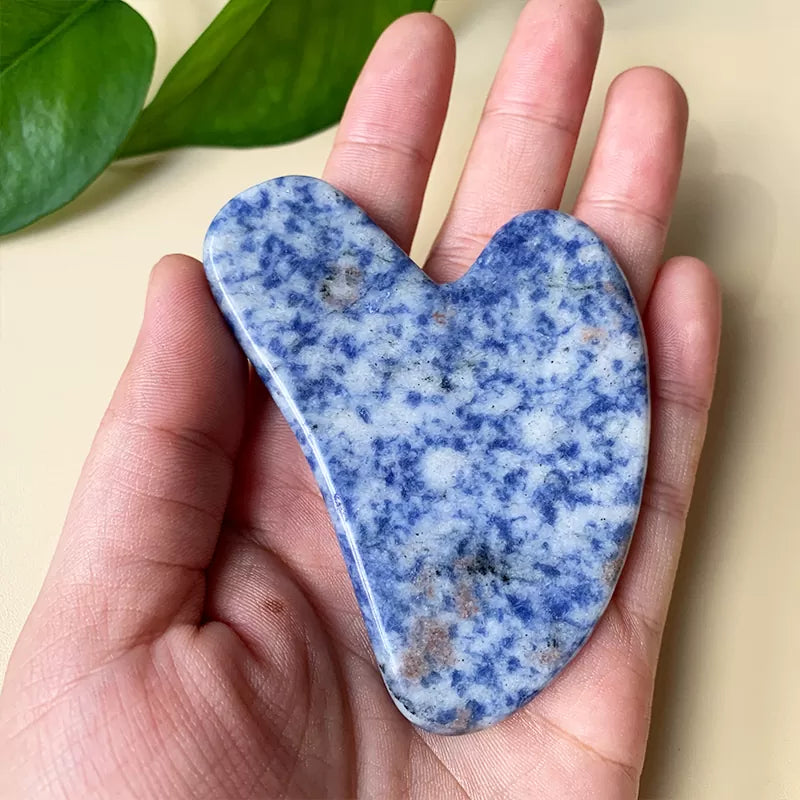 Blue Spot Jasper Gua Sha Massage Stone