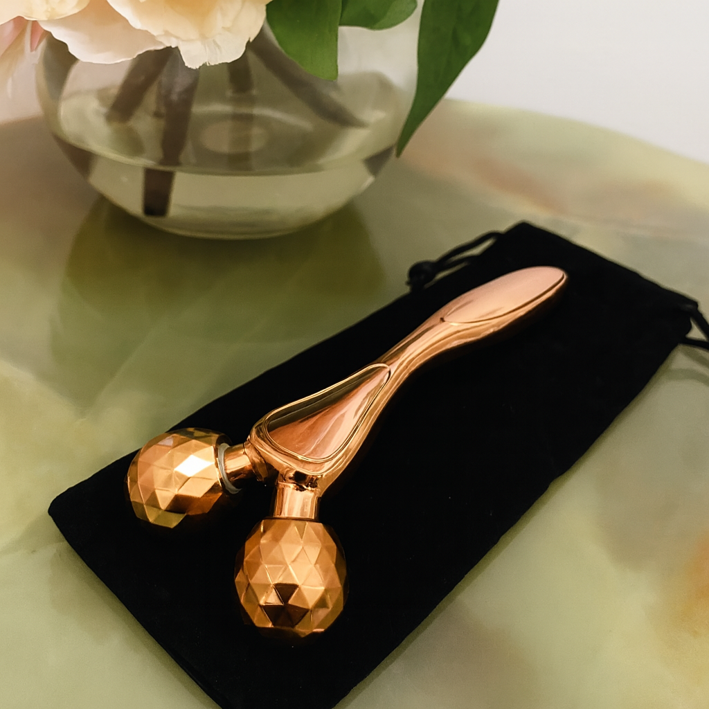 Rose Gold Facial Firming Massager