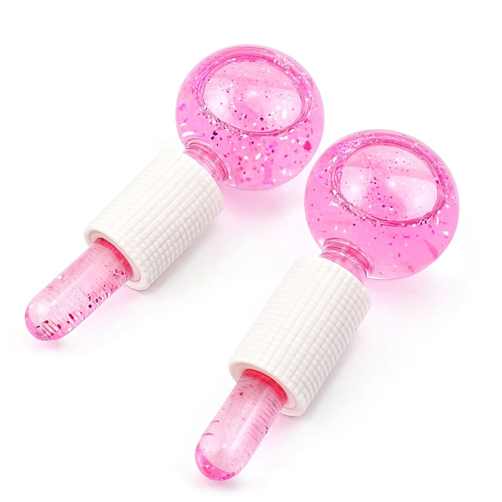 Pack Of 2 – Pink Facial Ice Rollers