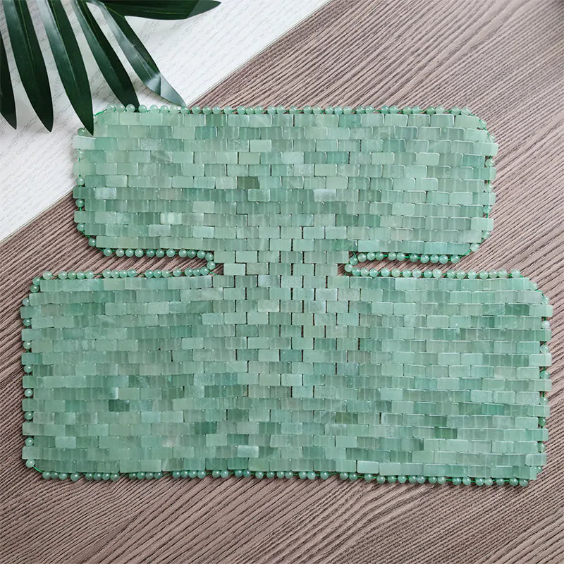 Green Aventurine Neck and Chest Mask