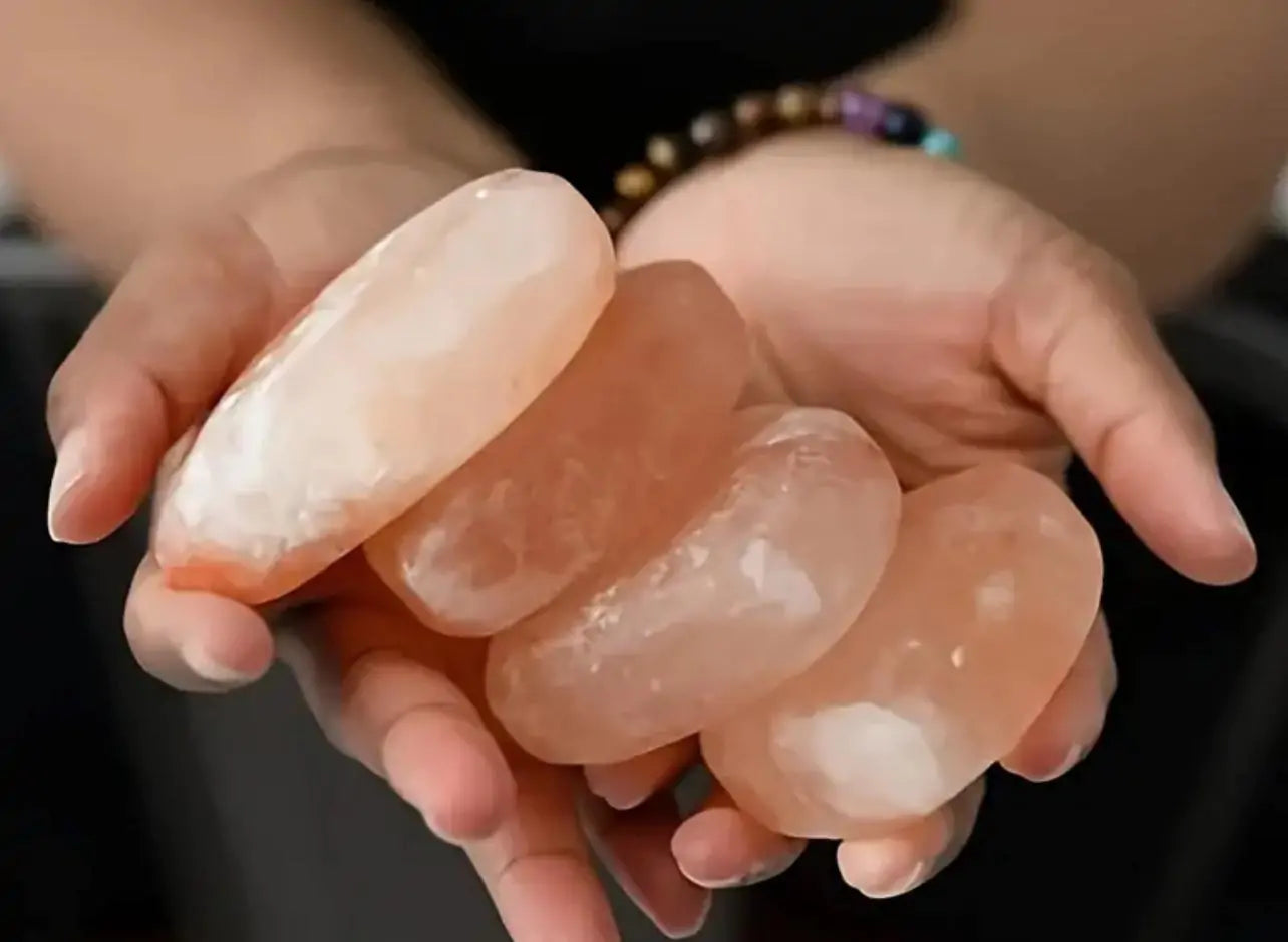 Himalayan Salt Therapy Massage Stones – Pack of 2