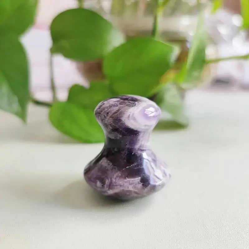 Mushroom Shape Amethyst Gua Sha