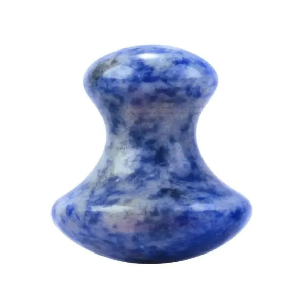 Mushroom Shape Blue Spot Jasper Gua Sha